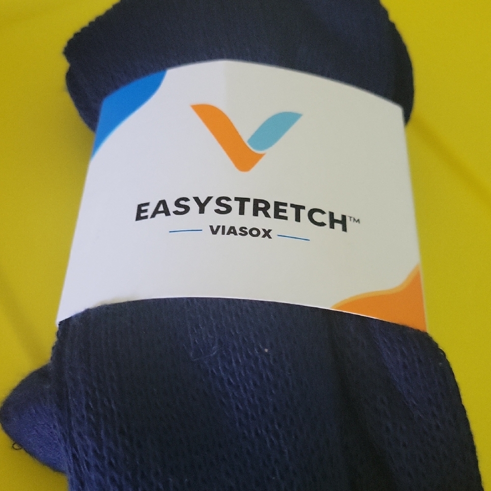 Viasox EasyStretch Navy, Easystretch Knee Highs Socks